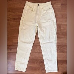 Reclaimed Vintage Cream/yellow Pants
